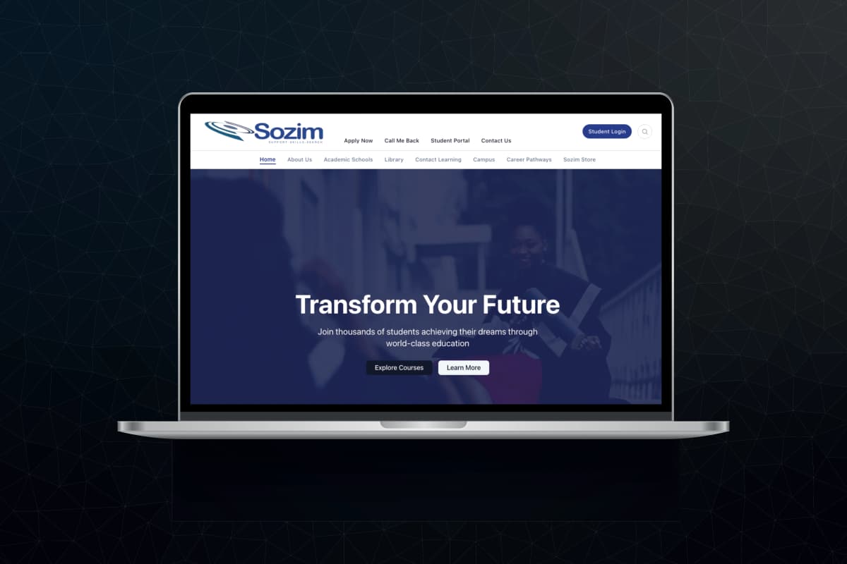 Sozim Trading & Consultancy Website Redesign