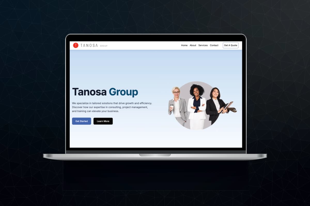 Tanosa Group Website Redesign