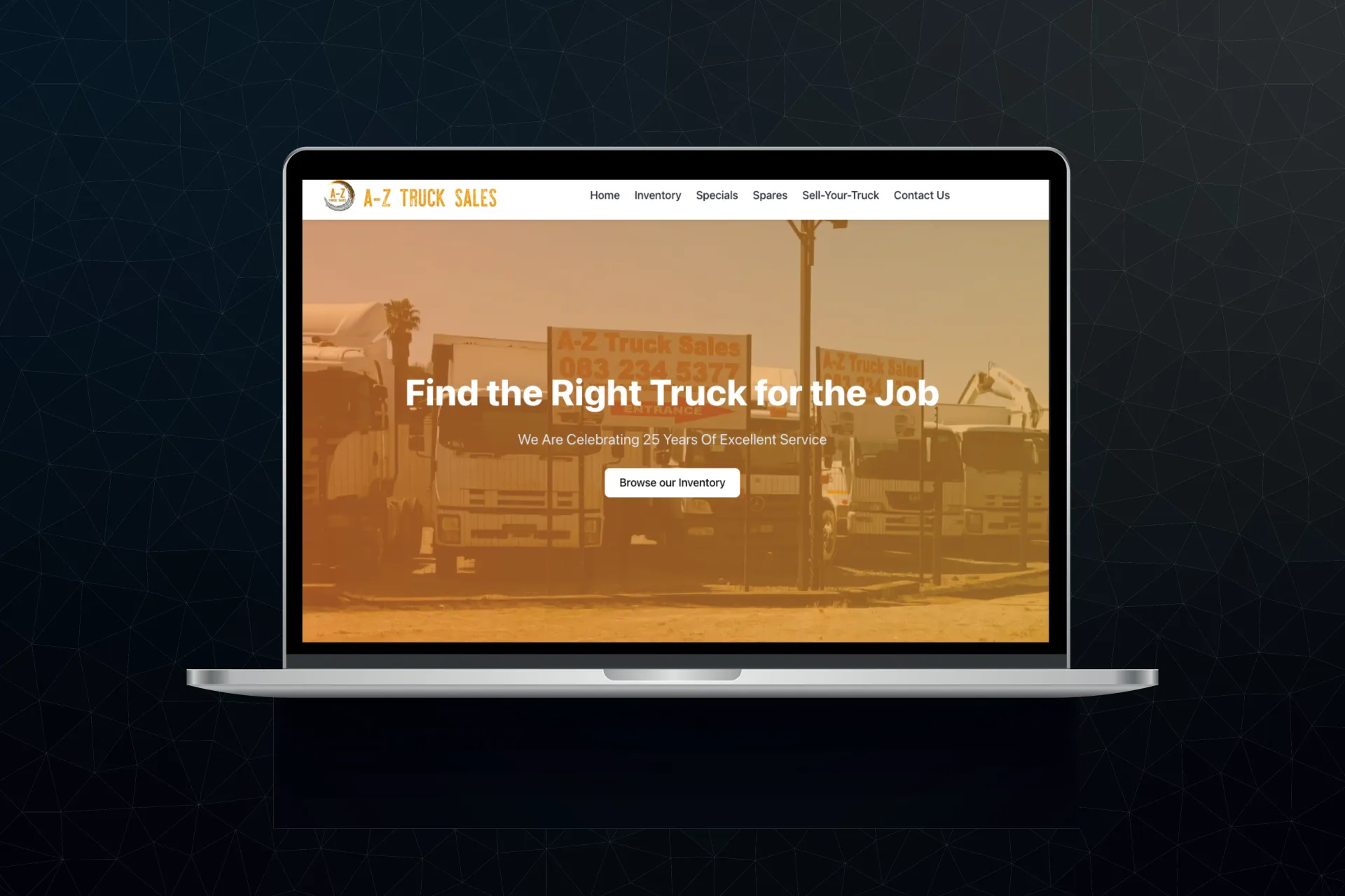 A-Z Truck Sales Dealership New Website